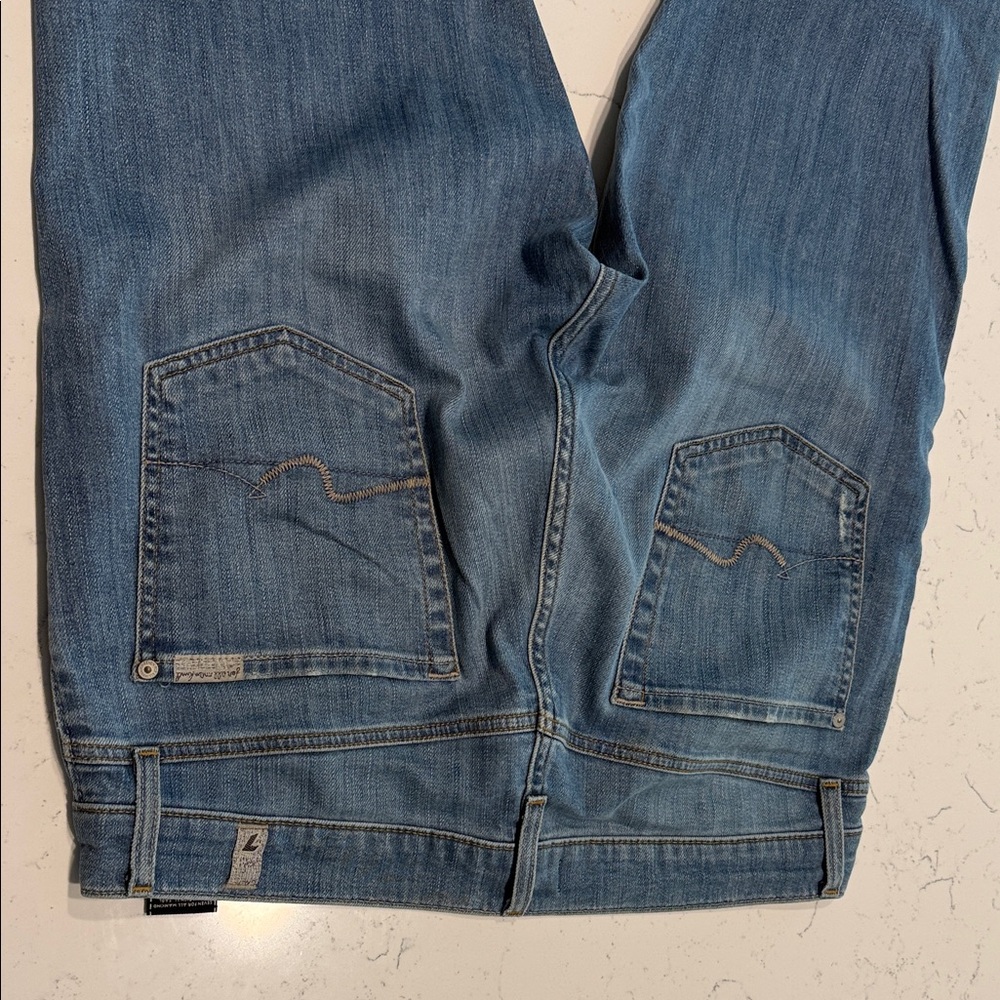 7 For All Mankind Men's Light Blue Relaxed Jeans